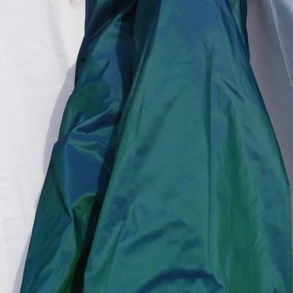 NWT ESQ Aqua Iridescent Oversized Pant - Picture 7 of 9